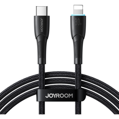 Joyroom Distributor - 6956116731908 - JYR890 - Joyroom Starry Series SA32-CL3 cable USB-C / Lightning 30W 1m black - B2B homescreen