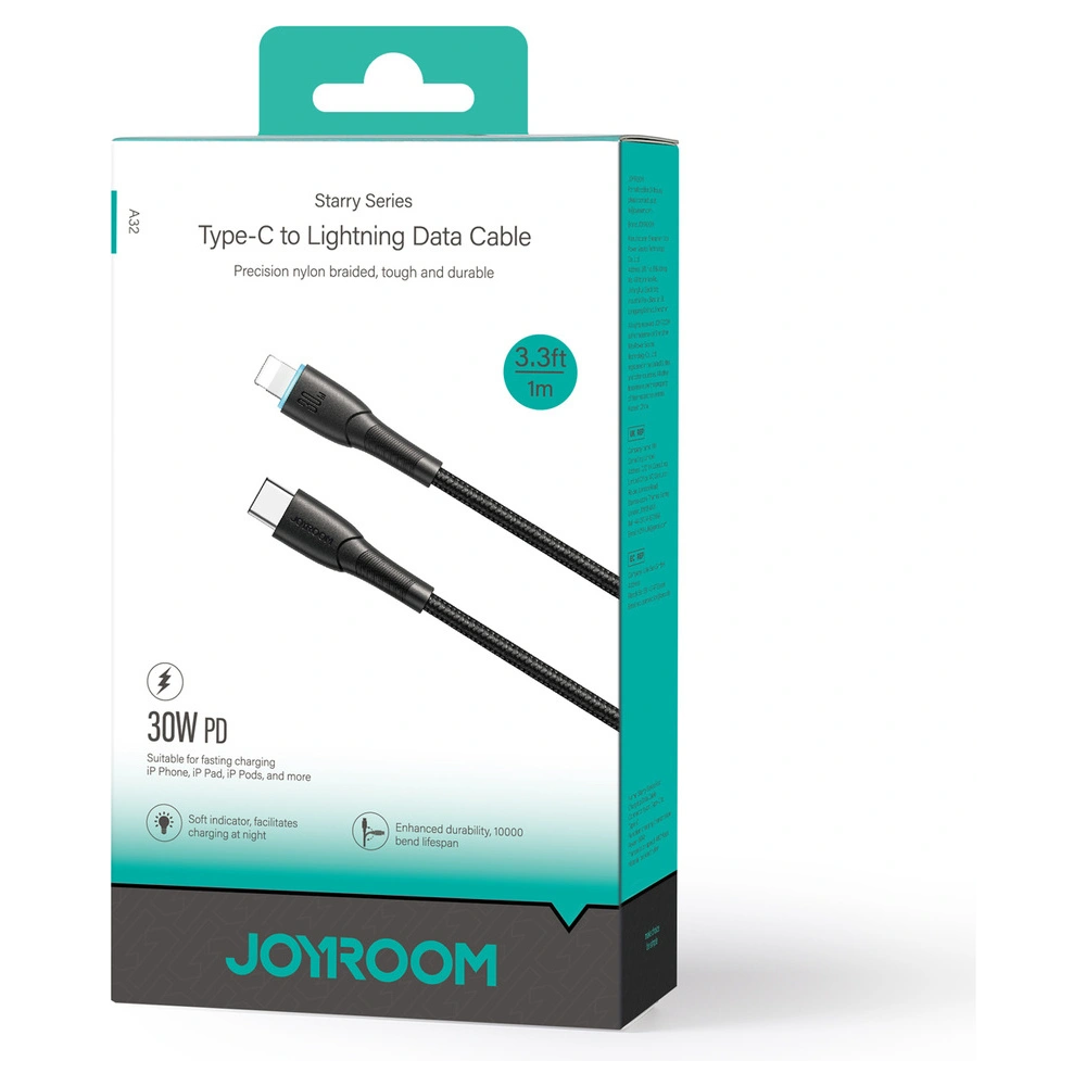 Hurtownia GSM - Kabel Joyroom Starry Series SA32-CL3 USB-C / Lightning 30W 1m černý - JYR890 - {ean13} - Hurt