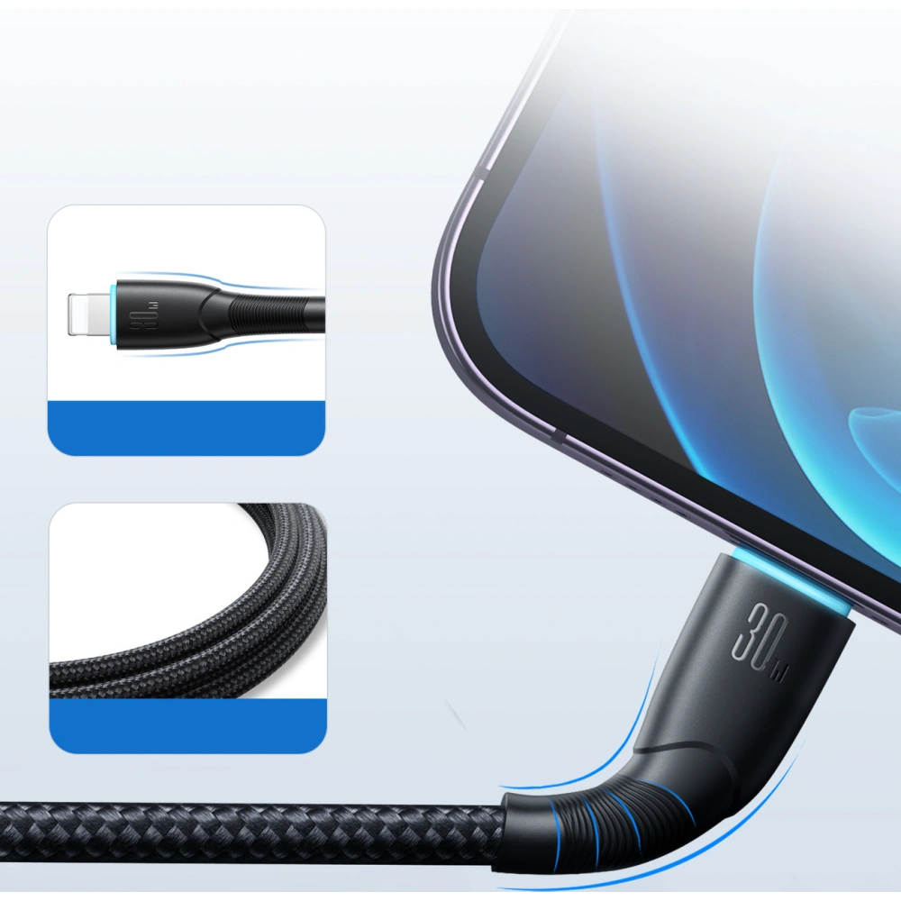 Hurtownia GSM - Kábel Joyroom Starry Series SA32-CL3 USB-C / Lightning 30W 1m fekete - JYR890 - {ean13} - Hurt