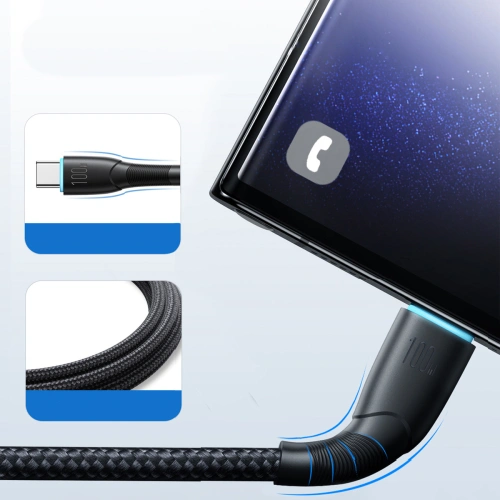 Kabel Joyroom Starry Series SA32-AC6 USB-A / USB-C 100W 1m czarny