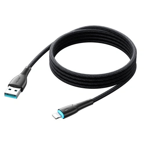 Kabel Joyroom Starry Series SA32-AL3 USB-A / Lightning 3A 1m czarny