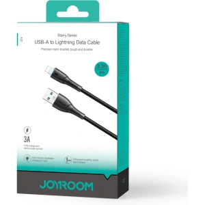 Hurtownia GSM - Kabel Joyroom Starry Series SA32-AL3 USB-A / Lightning 3A 1m czarny - JYR896 - {ean13} - Hurt