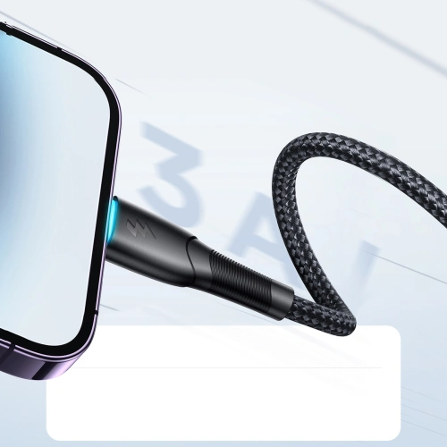 Kabel Joyroom Starry Series SA32-AL3 USB-A / Lightning 3A 1m czarny