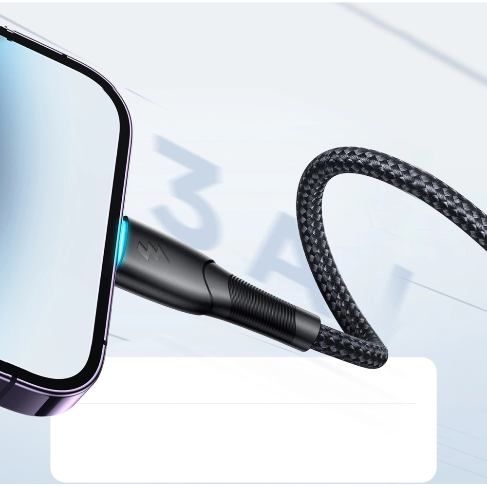 Hurtownia GSM - Kabel Joyroom Starry Series SA32-AL3 USB-A / Lightning 3A 1m černý - JYR896 - {ean13} - Hurt