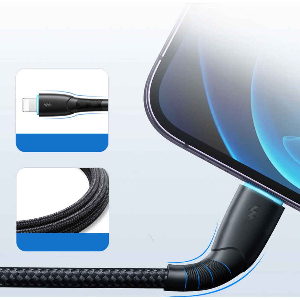 Hurtownia GSM - Kabel Joyroom Starry Series SA32-AL3 USB-A / Lightning 3A 1m černý - JYR896 - {ean13} - Hurt