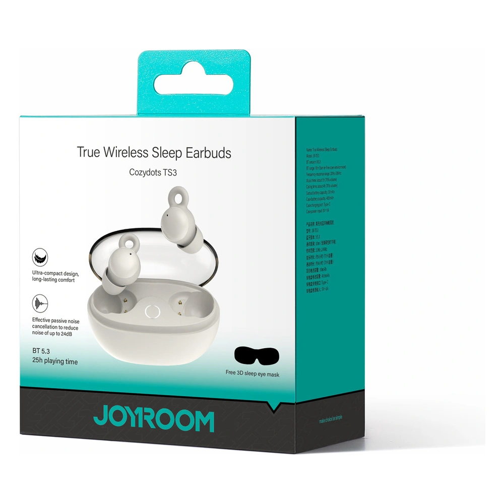 Hurtownia GSM - Bezprzewodowe słuchawki dokanałowe Joyroom JR-TS3 Bluetooth 5.3 biały - JYR898 - {ean13} - Hurt