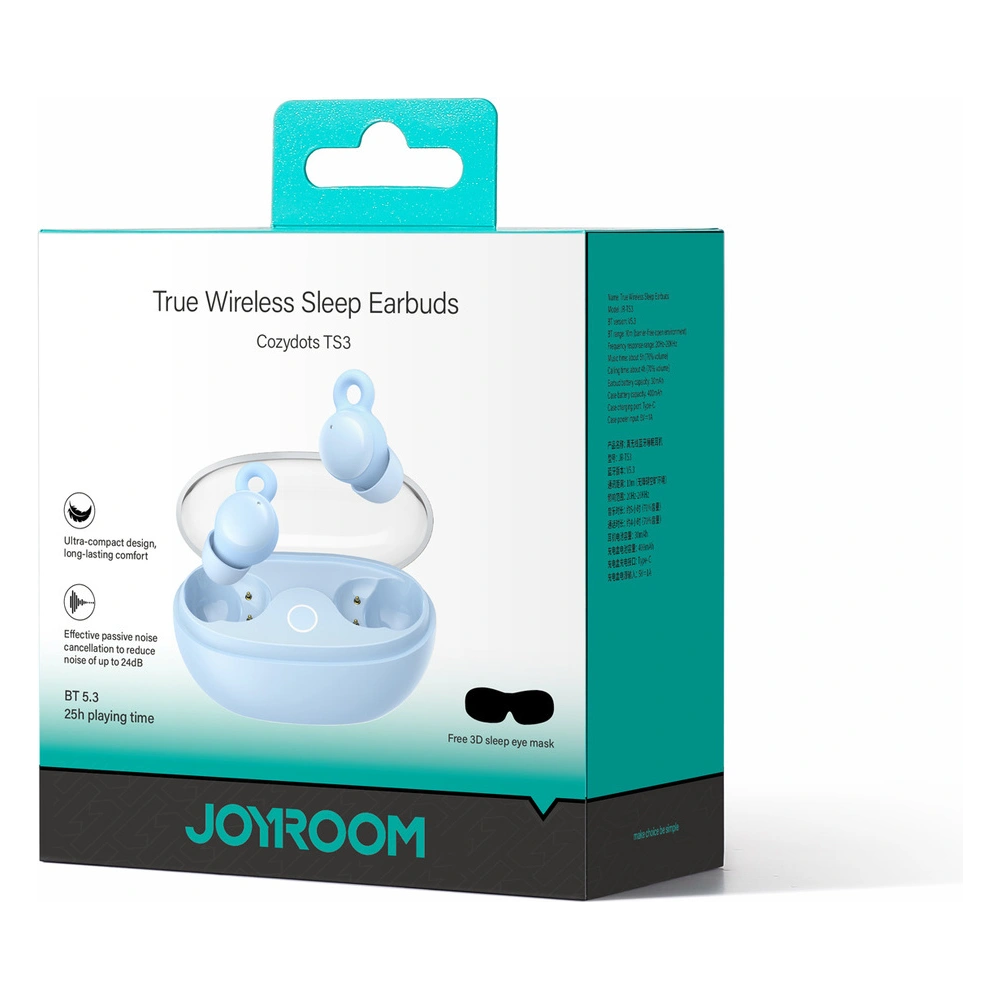 Wholesale Joyroom JR-TS3 Bluetooth 5.3 wireless in-ear headphones blue - JYR899 - {ean13} - Hurt