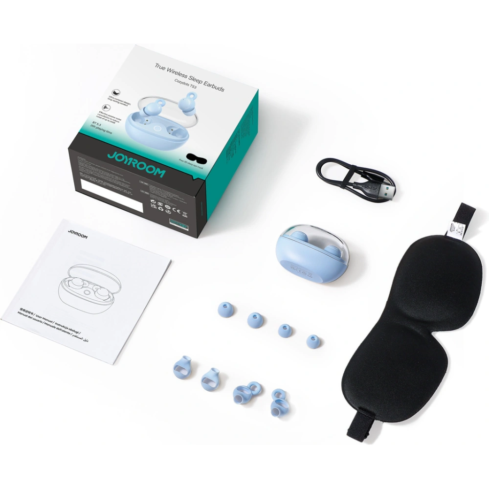 Hurtownia GSM - Vezeték nélküli fülhallgató Joyroom JR-TS3 Bluetooth 5.3 kék - JYR899 - {ean13} - Hurt