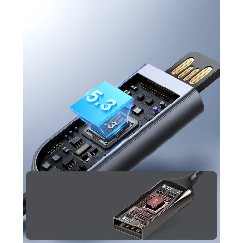 Samochodowy bezprzewodowy odbiornik Joyroom JR-CB6 szary