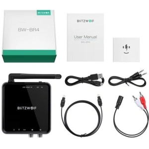 Hurtownia GSM - Transmiter odbiornik bluetooth 5.0 Blitzwolf BW-BR4 - BLZ120 - {ean13} - Hurt
