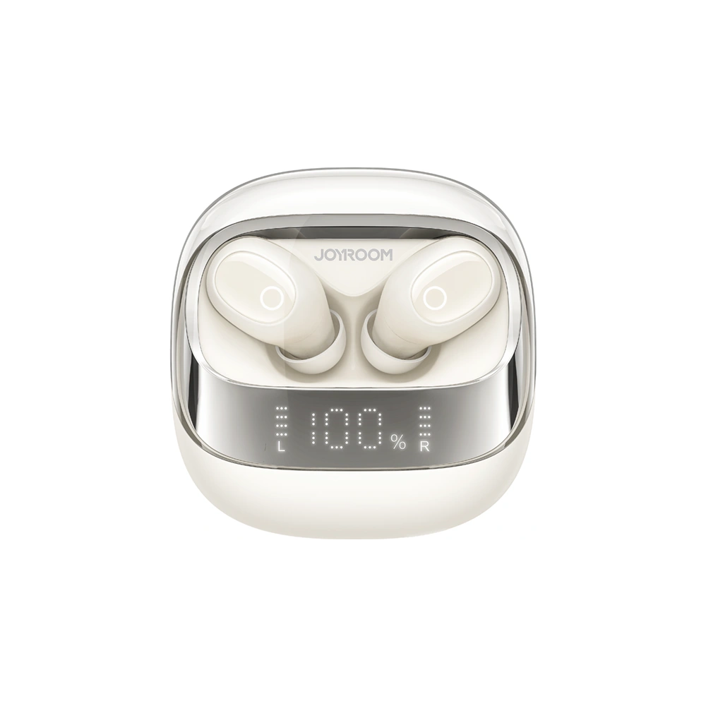 Wholesale Joyroom Jdots Series JR-DB2 in-ear wireless headphones white - JYR903 - {ean13} - Hurt
