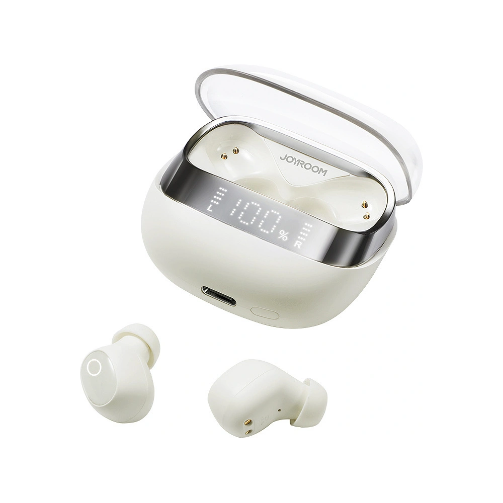 Wholesale Joyroom Jdots Series JR-DB2 in-ear wireless headphones white - JYR903 - {ean13} - Hurt