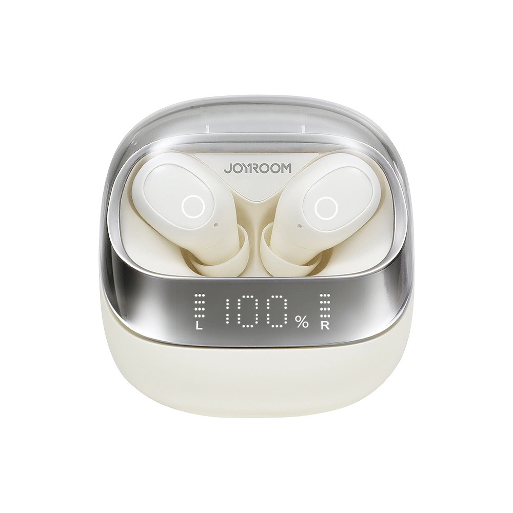 Wholesale Joyroom Jdots Series JR-DB2 in-ear wireless headphones white - JYR903 - {ean13} - Hurt
