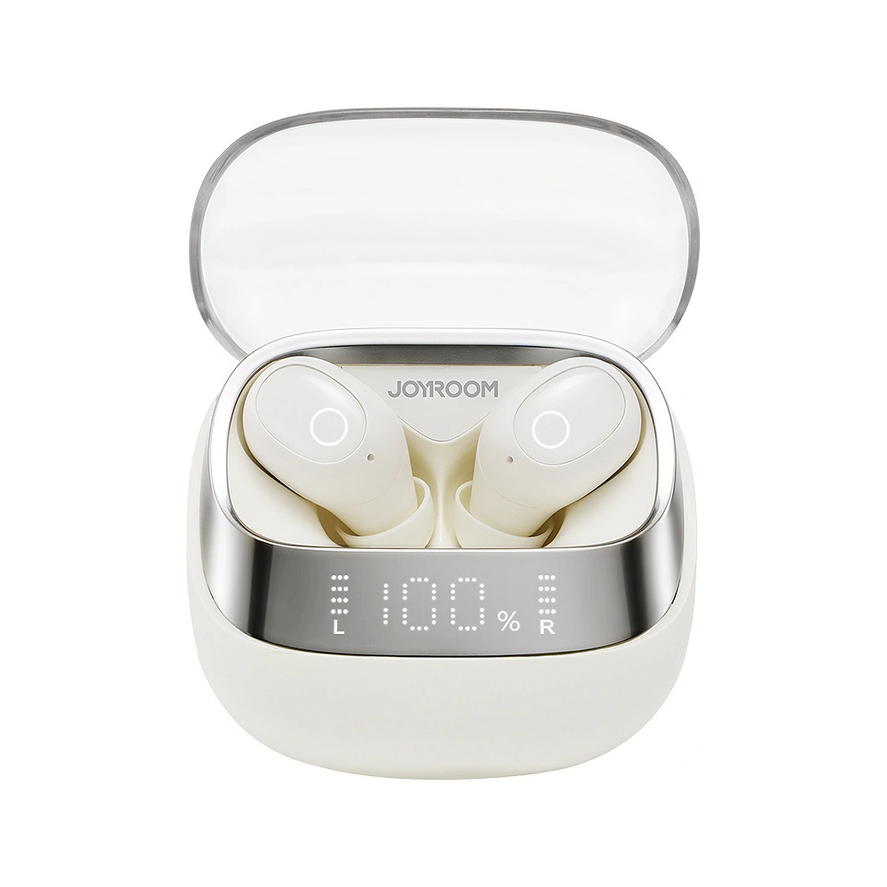 Wholesale Joyroom Jdots Series JR-DB2 in-ear wireless headphones white - JYR903 - {ean13} - Hurt
