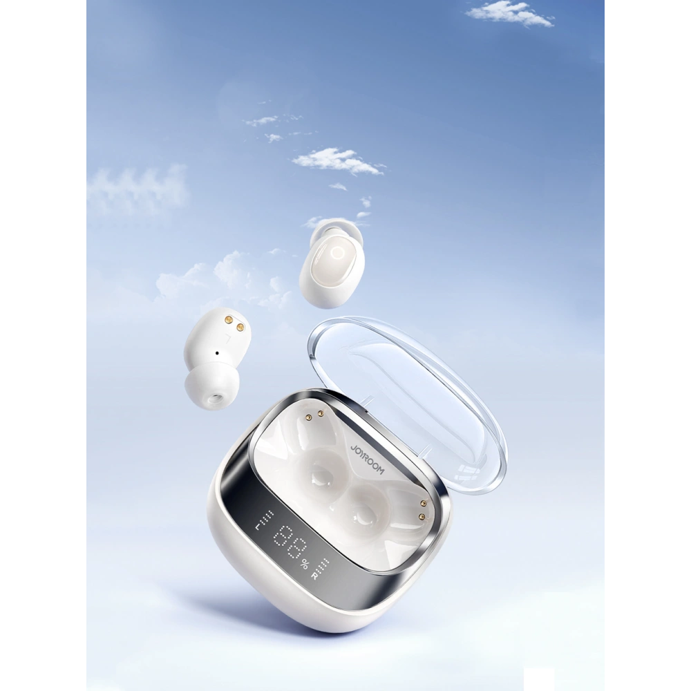 Wholesale Joyroom Jdots Series JR-DB2 in-ear wireless headphones white - JYR903 - {ean13} - Hurt