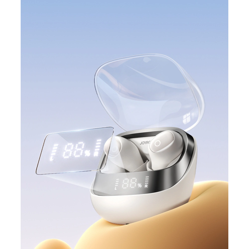 Wholesale Joyroom Jdots Series JR-DB2 in-ear wireless headphones white - JYR903 - {ean13} - Hurt