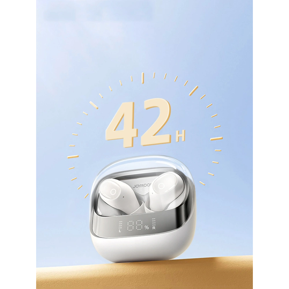 Wholesale Joyroom Jdots Series JR-DB2 in-ear wireless headphones white - JYR903 - {ean13} - Hurt
