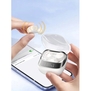 Wholesale Joyroom Jdots Series JR-DB2 in-ear wireless headphones white - JYR903 - {ean13} - Hurt
