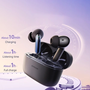 Wholesale Joyroom Jbuds JR-BC1 Bluetooth 5.3 wireless in-ear headphones black - JYR905 - {ean13} - Hurt