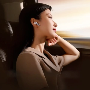 Wholesale Joyroom Jbuds JR-BC1 Bluetooth 5.3 wireless in-ear headphones white - JYR906 - {ean13} - Hurt