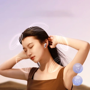 Wholesale Joyroom Jbuds JR-BC1 Bluetooth 5.3 wireless in-ear headphones white - JYR906 - {ean13} - Hurt