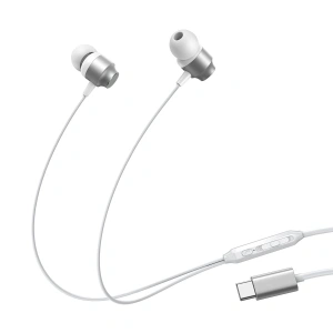 Wholesale Joyroom JR-EC06 in-ear headphones USB-C silver - JYR907 - {ean13} - Hurt