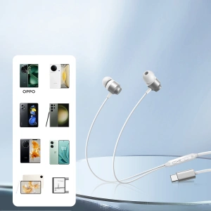 Wholesale Joyroom JR-EC06 in-ear headphones USB-C silver - JYR907 - {ean13} - Hurt