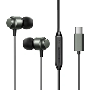 Wholesale Joyroom JR-EC06 in-ear headphones USB-C grey - JYR908 - {ean13} - Hurt