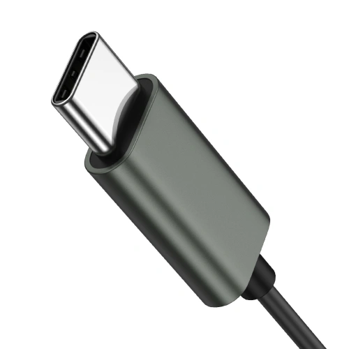 Słuchawki dokanałowe Joyroom JR-EC06 USB-C szare