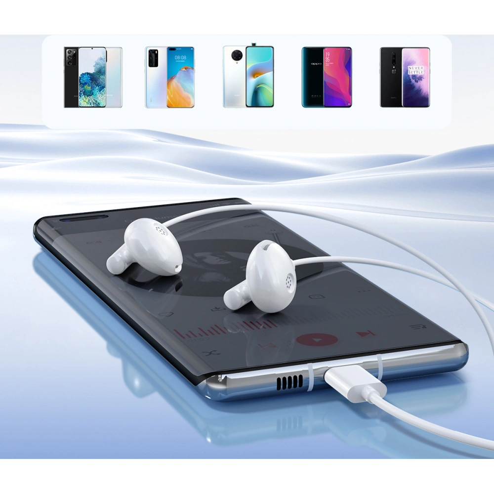 Hurtownia GSM - Căști in-ear USB-C Joyroom JR-EC05 albe - JYR909 - {ean13} - Hurt