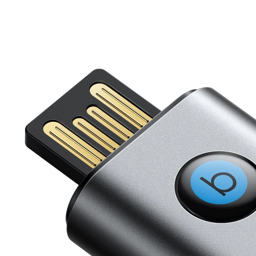 Samochodowy bezprzewodowy odbiornik Joyroom JR-CB7 szary