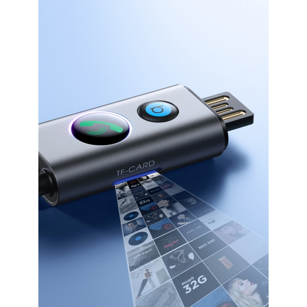Hurtownia GSM - Recepționer wireless auto Joyroom JR-CB7 gri - JYR910 - {ean13} - Hurt