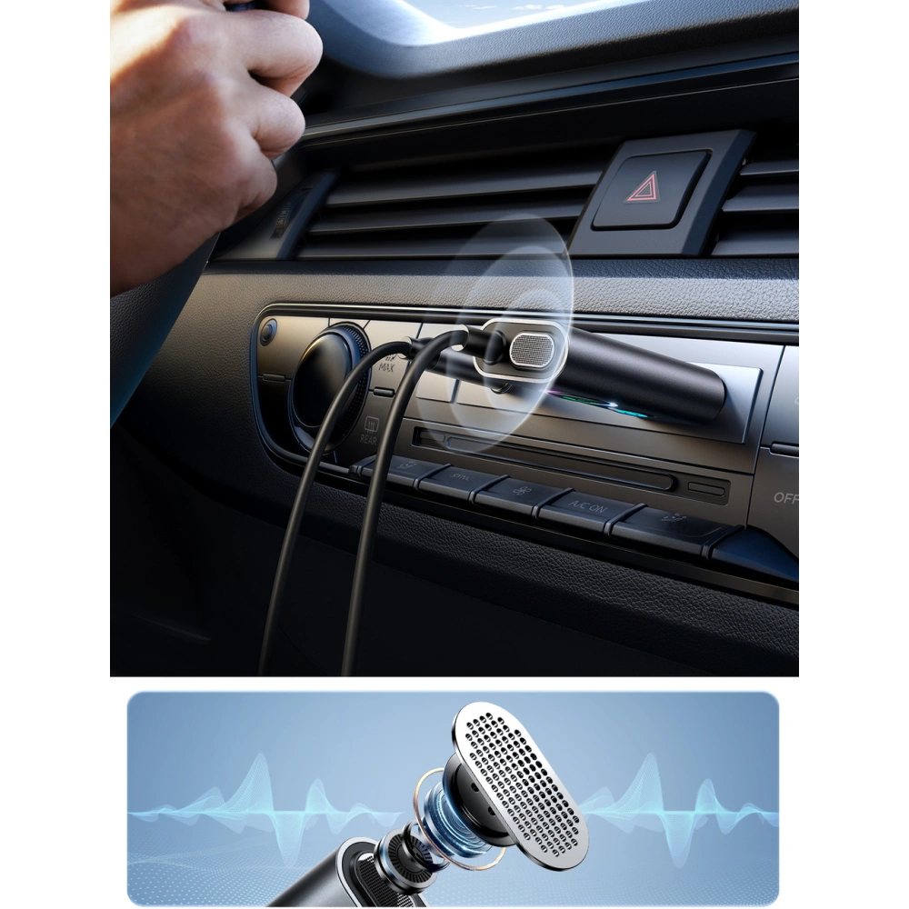 Hurtownia GSM - Recepționer wireless auto Joyroom JR-CB7 gri - JYR910 - {ean13} - Hurt
