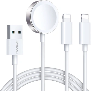 Hurtownia GSM - Kábel 3w1 Joyroom S-IW007 USB-A / mágneses töltő, USB-A, Lightning 1.2m fehér - JYR911 - {ean13} - Hurt