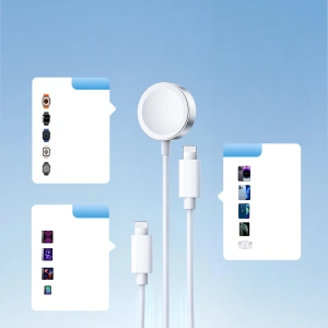 Hurtownia GSM - Kábel 3w1 Joyroom S-IW007 USB-A / mágneses töltő, USB-A, Lightning 1.2m fehér - JYR911 - {ean13} - Hurt