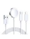 Hurtownia GSM - Kabel 3w1 Joyroom S-IW008 USB-A / încărcător magnetic, USB-C, Lightning 1.2m alb - JYR912 - {ean13} - Hurt