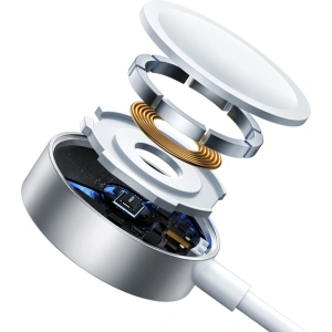 Hurtownia GSM - Kábel 3w1 Joyroom S-IW008 USB-A / mágneses töltő, USB-C, Lightning 1.2m fehér - JYR912 - {ean13} - Hurt
