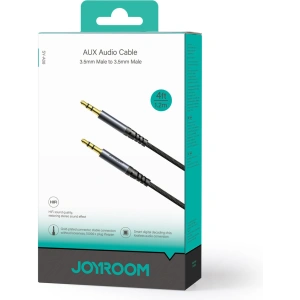 Wholesale Joyroom SY-A08 cable mini jack 3.5mm / AUX mini jack 3.5mm 1.2m black - JYR913 - {ean13} - Hurt