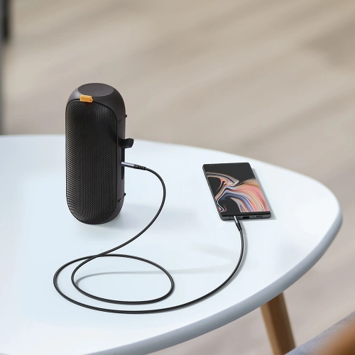 Kabel audio Joyroom SY-A08 mini jack 3.5mm / AUX mini jack 3.5mm 1.2m czarny