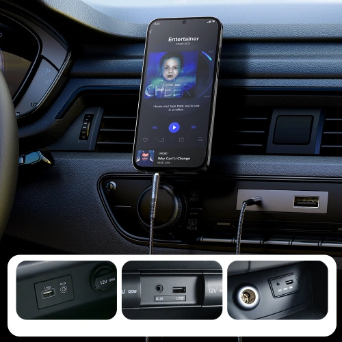 Kabel audio Joyroom SY-A08 mini jack 3.5mm / AUX mini jack 3.5mm 1.2m czarny