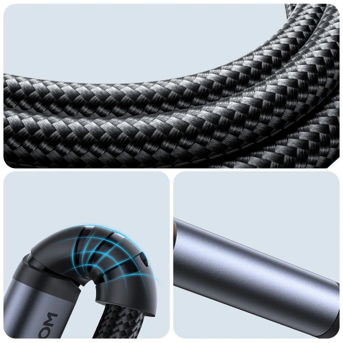 Kabel audio Joyroom SY-A08 mini jack 3.5mm / AUX mini jack 3.5mm 2m czarny