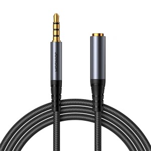 Hurtownia GSM - Audio kábel Joyroom SY-A09 mini jack 3.5mm női / AUX mini jack 3.5mm férfi 1.2 m fekete - JYR915 - {ean13} - Hurt