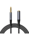 Cablul audio Joyroom SY-A09 mini jack 3.5mm feminin / AUX mini jack 3.5mm masculin 1.2 m negru