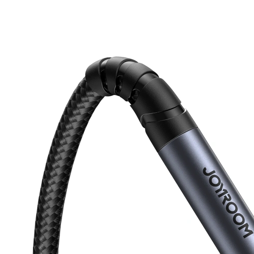 Kabel audio Joyroom SY-A09 mini jack 3.5mm żeński / AUX mini jack 3.5mm męski 1.2 m czarny