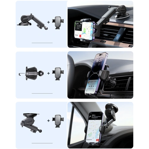 Uchwyt samochodowy na kokpit Joyroom JR-ZS350 czarny