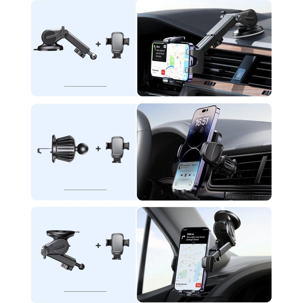Wholesale Joyroom JR-ZS350 car cockpit mount black - JYR916 - {ean13} - Hurt
