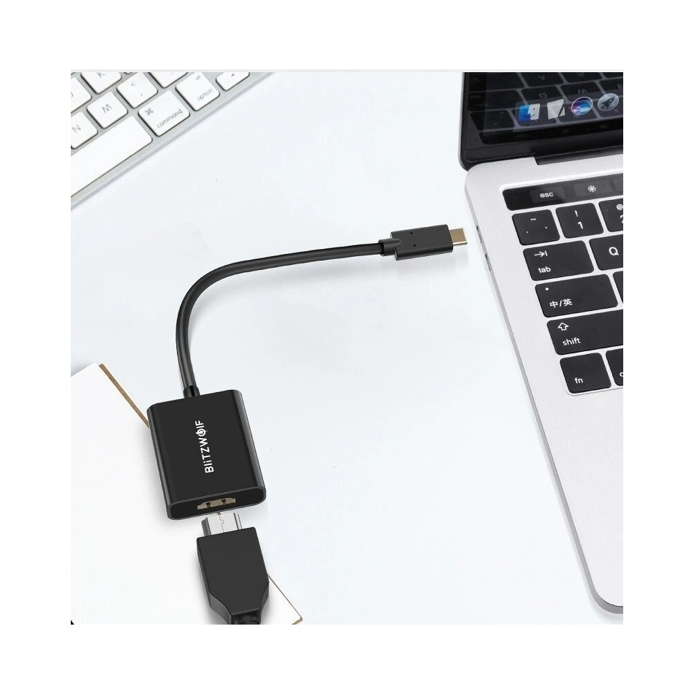 Hurtownia GSM - USB-C zu HDMI Adapter Blitzwolf BW-TH2 - BLZ121 - {ean13} - Hurt