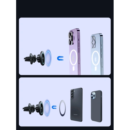 Uchwyt samochodowy magnetyczny na kratkę Joyroom JR-ZS366 czarny