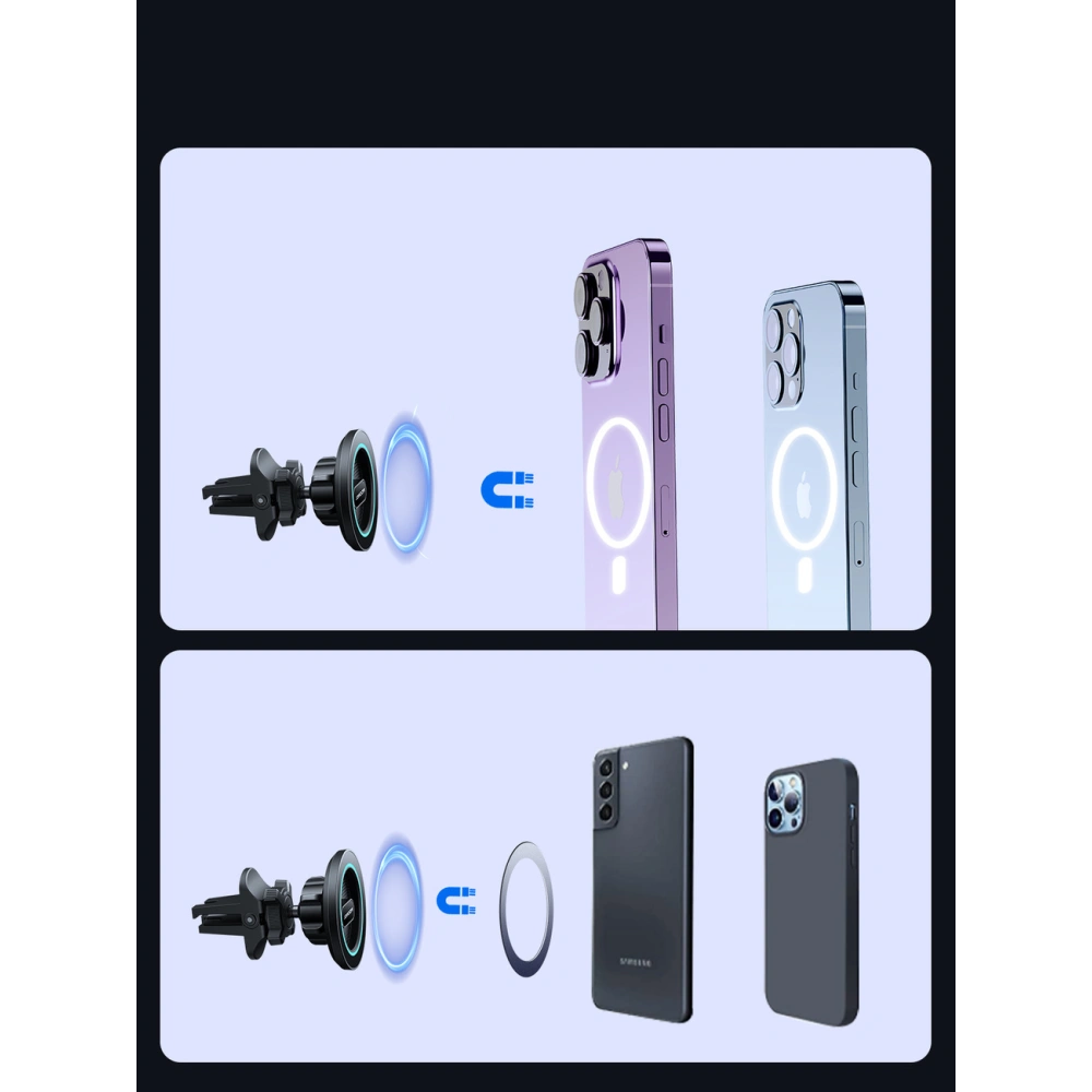 Hurtownia GSM - Urmă de mașină magnetică pentru grilă Joyroom JR-ZS366 negru - JYR918 - {ean13} - Hurt