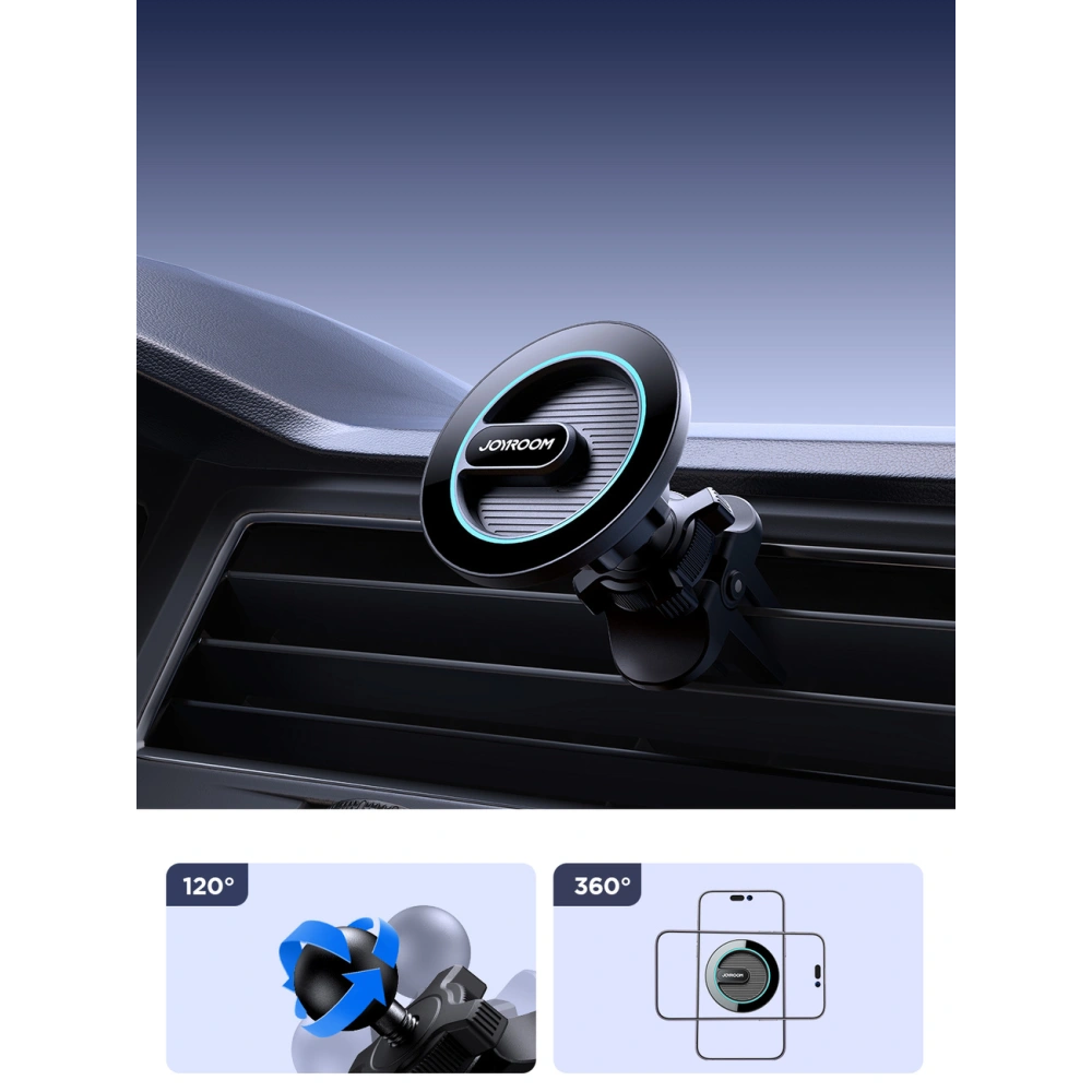 Hurtownia GSM - Magnetický automobilový držák na mřížku Joyroom JR-ZS366 černý - JYR918 - {ean13} - Hurt